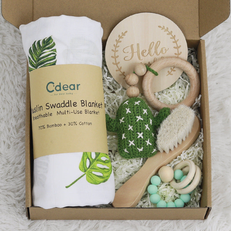 Baby Teether Set for Newborns - Cute & Safe Chewing Toys for Sore Gums - Perfect Shower Gift for Boys & Girls