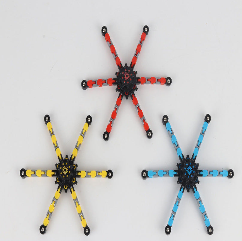 Fun Deformed Fidget Spinner Chain Toy – Stress Relief Hand Spinner for Kids & Adults – Sensory Gyro Anxiety Relief Gift