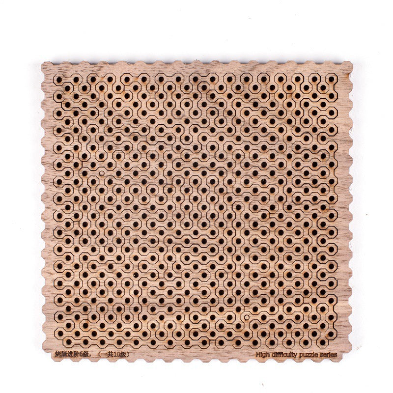 Continuum Wooden Puzzle - Extreme Burn-Finish Brain Teaser - Challenging Interlocking Jigsaw for Adults & Experts