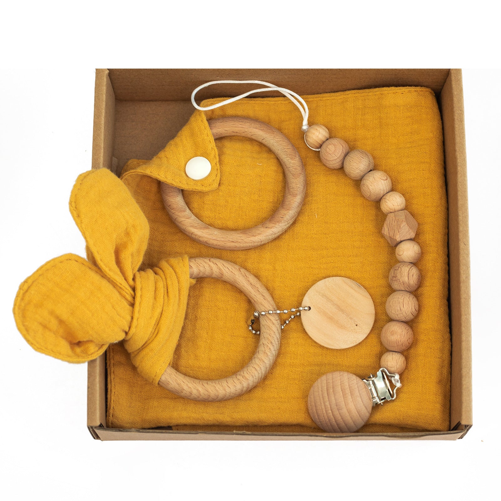 Baby Teether Set for Newborns - Cute & Safe Chewing Toys for Sore Gums - Perfect Shower Gift for Boys & Girls