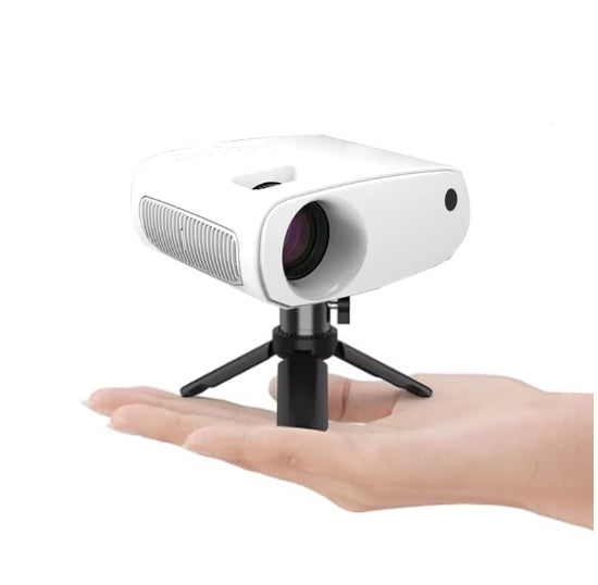 Mini HD Projector – 1080P Portable Home Theater with Tripod Plug & Play Movie Night for Android/iOS/Windows/TV Stick/USB