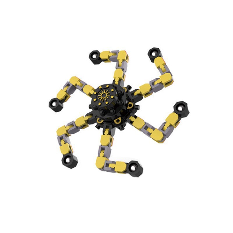 Fun Deformed Fidget Spinner Chain Toy – Stress Relief Hand Spinner for Kids & Adults – Sensory Gyro Anxiety Relief Gift