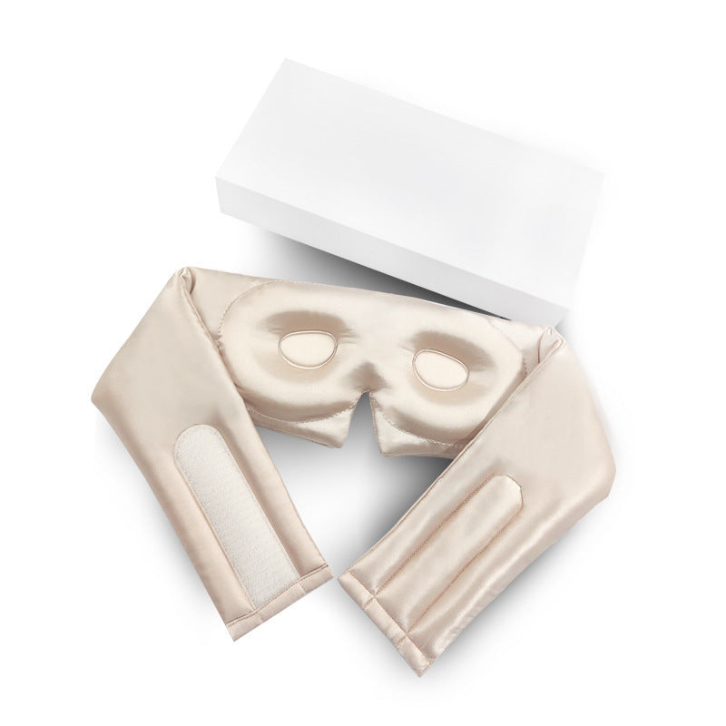 Luxury Mulberry Silk Sleep Mask – Ultra-Soft, 100% Light Blocking, Hypoallergenic & Beauty-Friendly Eye Cover