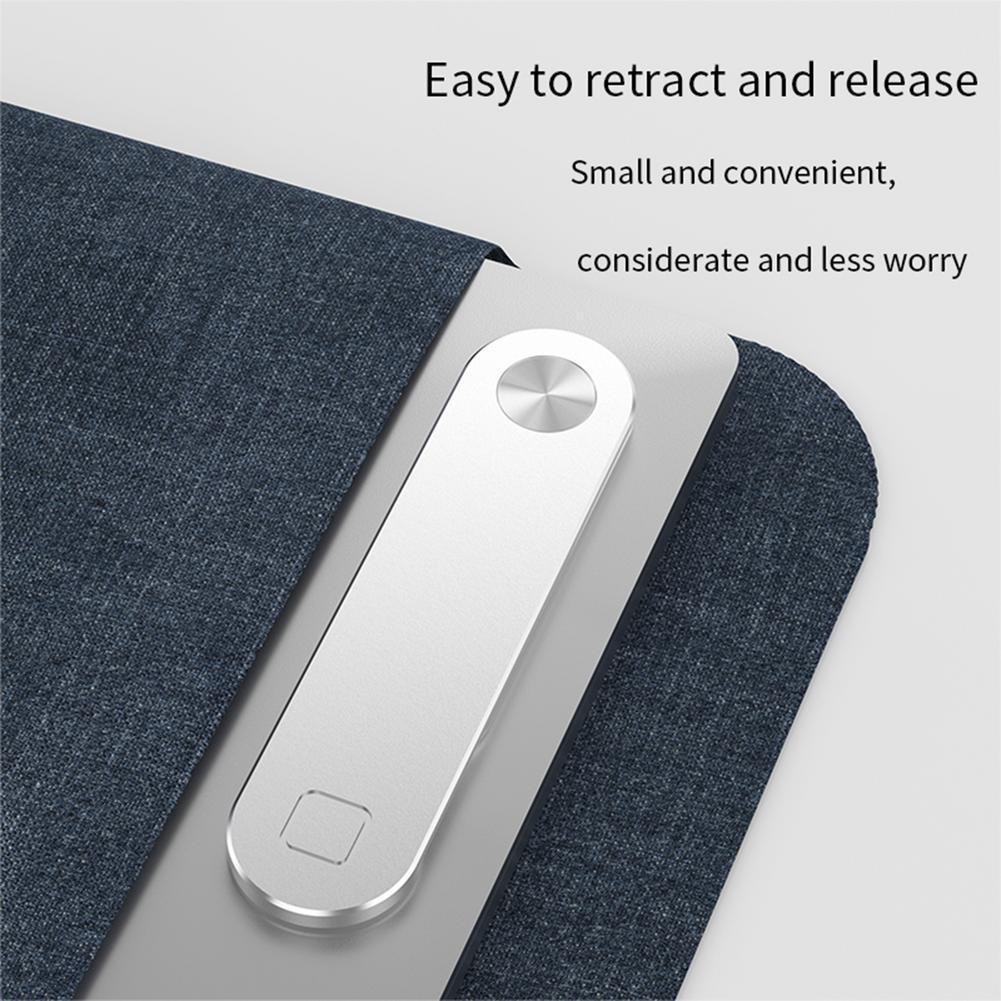 Magnetic Laptop Phone Holder - Adjustable Side Mount Clip for Dual Screen Setup, Foldable Aluminum Expansion Bracket