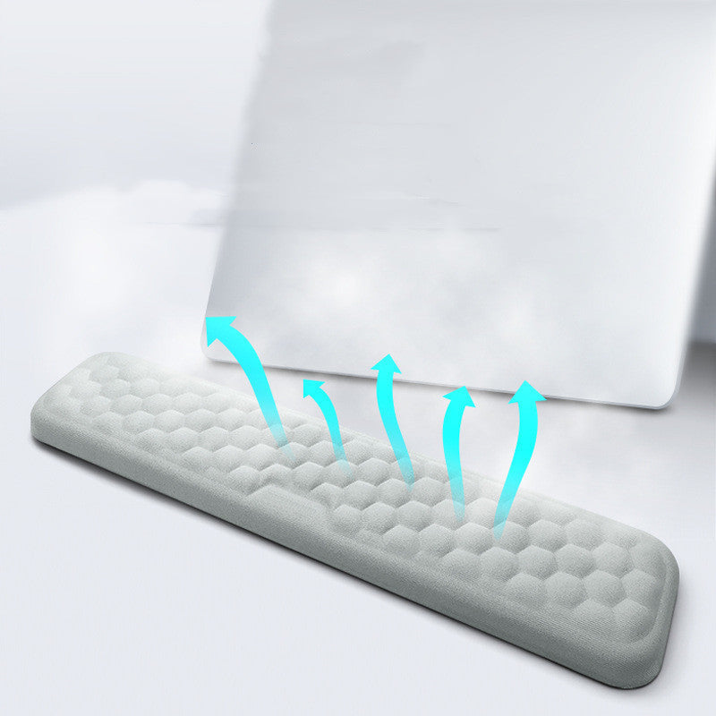 Comfy Memory Foam Wrist Rest for Mouse - Soft Support for Typing & Gaming
