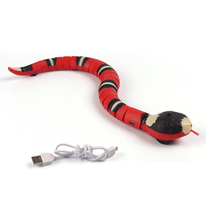 Self-Moving Electronic Cat Teaser - Intelligent Snake Toy for Cats & Small Dogs with Smart Sensing
