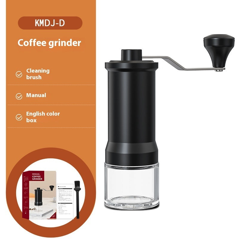 Rechargeable Electric Coffee Grinder with Ceramic Burr – Portable Stainless Steel Design for Home & Travel